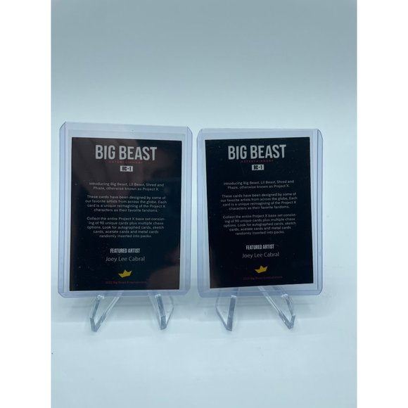 2 BAM Box Big Beast Cards - Series 1 #BC-1 Eleven #d 82/99 (Rare/Uncommon) - Picture 4 of 5